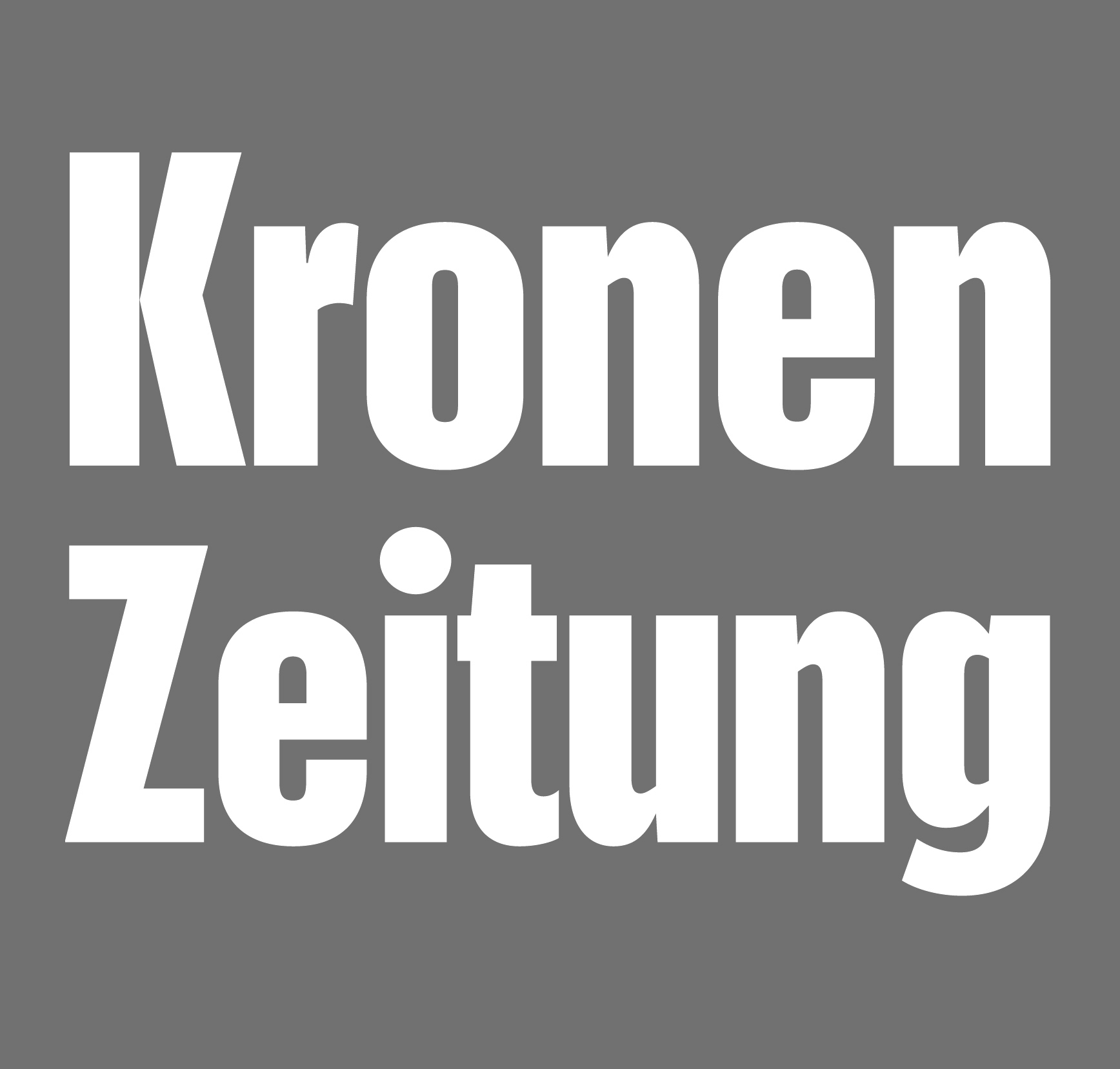 Kronen Zeitung Logo sw